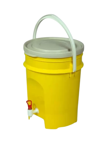 Контейнер для дезинфекции медицинских отходов класса Б с краном 15 л