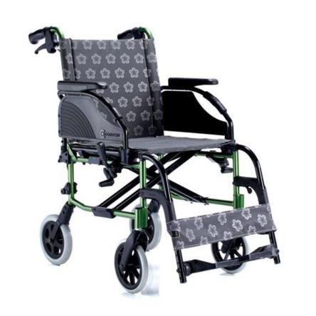 Легкая инвалидная кресло-коляска 2в1 LY-710-k8 с дополнительными колесами