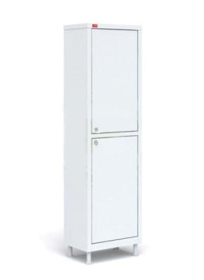 Шкаф общего назначения металл, одностворчатый, дверцы металл/металл, 500х320х1760 мм
