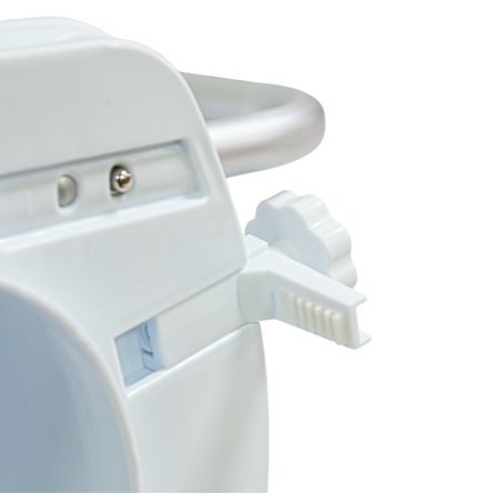 Купить Насадка сиденье на унитаз с крышкой и поручнями 14 см 2