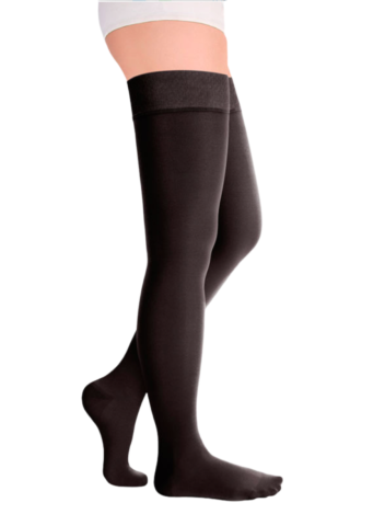 Чулки компрессионные Luomma Idealista на резинке с закрытым носком тонкие SV-394T