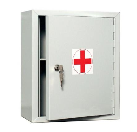 Шкафчик аптечный металлический ССМ АП-800 