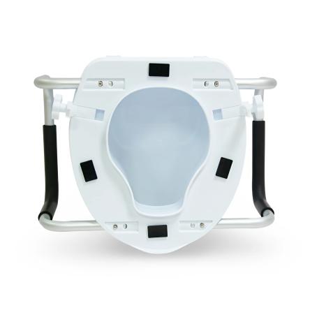 Купить Насадка сиденье на унитаз с крышкой и поручнями 14 см 4