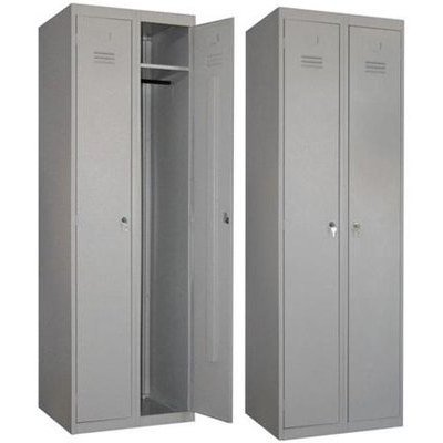 Купить Шкаф для одежды ЛДСП, двухстворчатый, 600*500*1750 мм 0