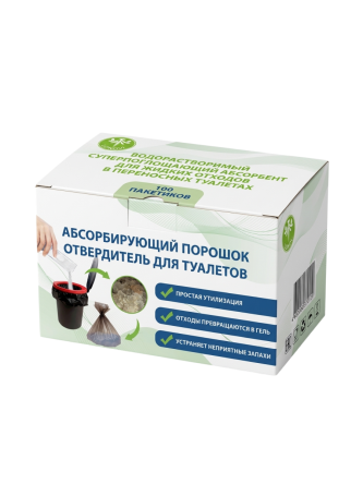 Купить Абсорбент для кресел-туалетов Londvi отвердитель жидкости 20 шт 3