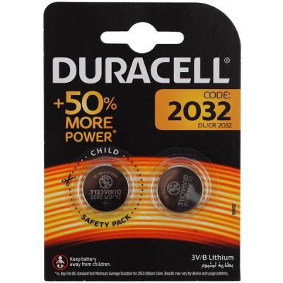 Элемент питания (батарейка) Duracell DL/CR 2032-2BL таблетка 1/2шт