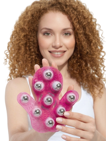 Массажер для тела антицеллюлитный ручной варежка