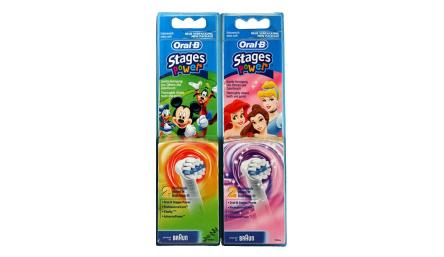 Купить Oral-B насадки для детских зубных щеток - мягкие 0