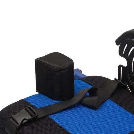 Купить Кресло-коляска для больных ДЦП FS958 Black-blue 9