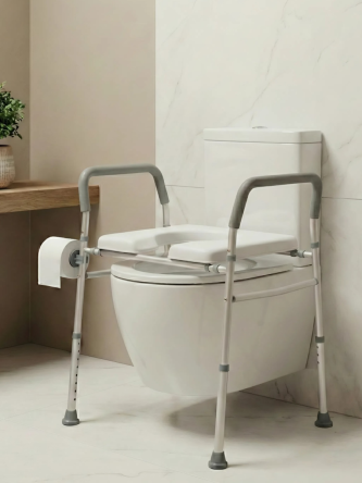 Купить Сиденье насадка на унитаз для пожилых после операции 9