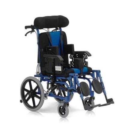 Купить Кресло-коляска для больных ДЦП FS958 Black-blue 0