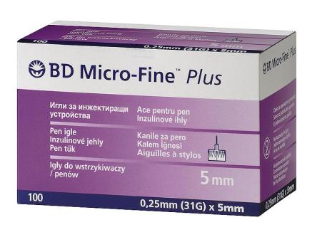 Купить Иглы МикроФайн 0,25мм(31G)x5 мм (BD Micro-Fine) 1