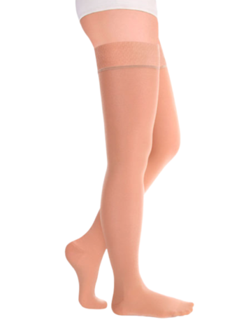 Чулки компрессионные Luomma Idealista на резинке с закрытым носком SV-394