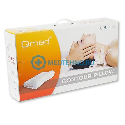 Подушка  ортопедическая с выемкой под плечо из пены с "эффектом памяти" Qmed Contour  