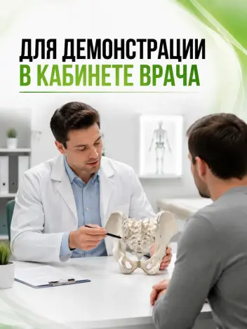 Анатомическая модель мужского таза человека Retorsa