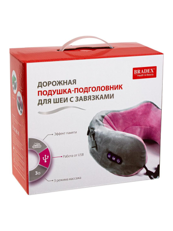 Массажная подушка для шеи и плеч электрическая