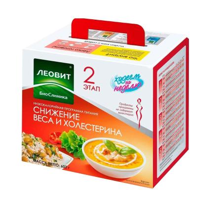 Купить Худеем за неделю "Снижение веса и холестерина" программа питания: 2 этап, кейс 602 г 0