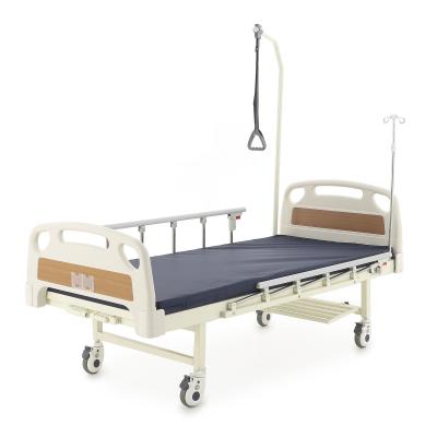 Кровать механическая медицинская E-8 ММ-1 (MM-2014Д-10) с мед. матрасом, полкой и столиком