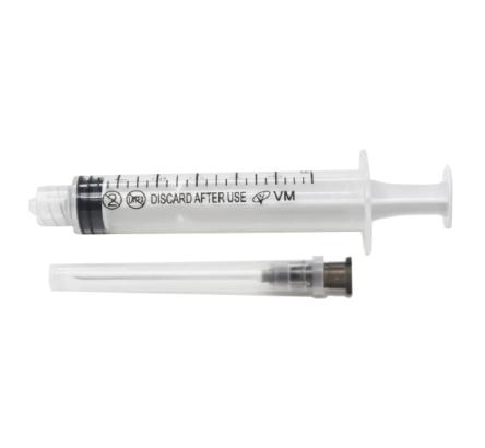 Купить Шприц одноразовый 5мл с иглой 22G 1 1/2 (0,7*40мм) Vogt Medical 0