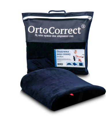 Купить Подушка анатомическая под спину OrtoCorrect OrtoBack 