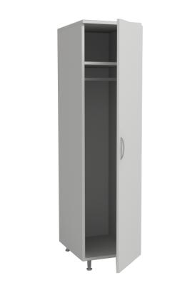 Шкаф для одежды ЛДСП, одностворчатый, 400х560х1900 мм