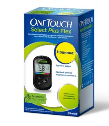 Глюкометр One Touch Select Plus Flex + т/полоски №50