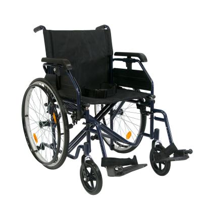 Коляска инвалидная с усиленной двойной рамой, транзитными колесами и антиопрокидывателями Tianjin Jiabo wheelchair
